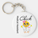 Medical Assistant Chick v2 Keychain