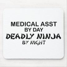 Medical Assistant Deadly Ninja Mousepad