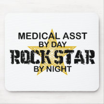 Medical Asst Rock Star Mouse Pad