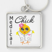 Medical Chick Occupation Key Chain