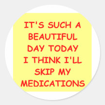 MEDICATIONS.png Round Stickers