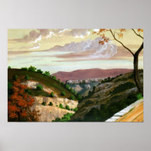 'Mediterranean Landscape' by Prosper Merimee Posters