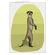 MEERKAT GREETING CARD