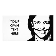 Meg Whitman Customized Photo Card