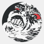 Mega Rage Round Sticker