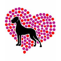 Meine Herzendogge t-shirts