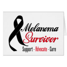 Melanoma Survivor Ribbon Card