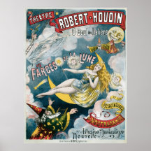 Melies ~ French Magician Vintage Magic Act Poster