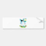Melting Snowman Bumper Sticker