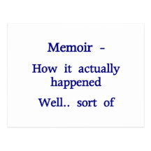 Memoir How it happened - Blue Post Cards