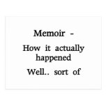 Memoir How it happened Postcard
