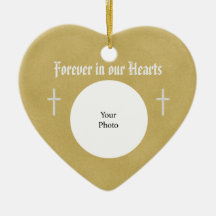 Memorial Christmas Ornament - Heart
