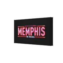 MEMPHIS - The Musical Logo Gallery Wrap Canvas