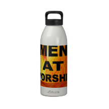 Men at Worship Reusable Water Bottles