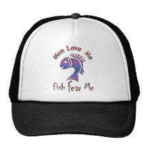 MEN LOVE ME - FISH FEAR ME TRUCKER HATS