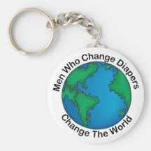 Men Who Change Diapers Gift Keychains