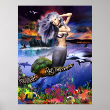 Menehune Mermaid Print