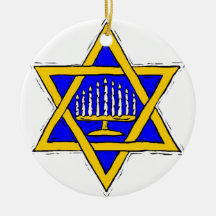 Menorah Christmas Ornament