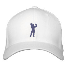 Mens Bodybuilding Pose Baseball Cap