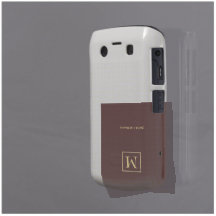 Men's Brown Gold Monogram Blackberry Case