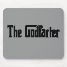 Men's Fart Humour Gifts "The Godfarter" Mousemats
