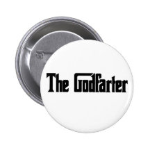 Men's Fart Humour Gifts "The Godfarter" Pin