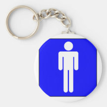 Mens Symbol Keychain