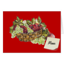 menu card