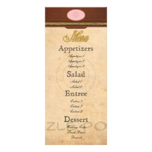 Menu - Landscape Rack Cards