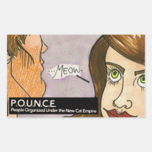 Meow Rectangle Sticker