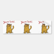 Meow Yeah - Bumper Sticker