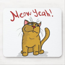 Meow Yeah - Mousepad