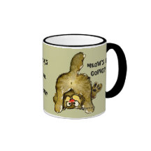 Meows it Going? Cartoon Cat Mug