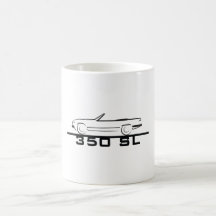Mercedes 350 SL Type 107 Coffee Mugs