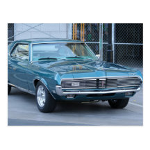 Mercury Cougar Automobile Postcards