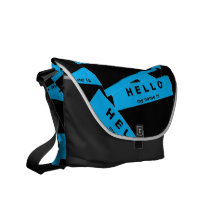 Merhaba Ebony (Cyan) Messenger Bag