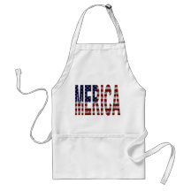 'MERICA - Grunge USA Flag Apron
