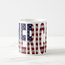 'MERICA - Grunge USA Flag Mugs