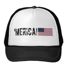 'Merica USA  Flag Hat