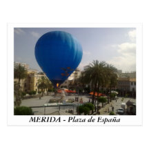 MERIDA - Plaza de España Tarjeta Postal
