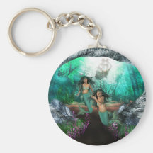 Mermaid Twins Keychain