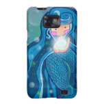 Mermaid with bright pearl Samsung Galaxy Case casemate cases
