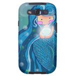 Mermaid with bright pearl Samsung Galaxy Case casemate cases