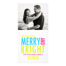 Merry and Bright Photo Card