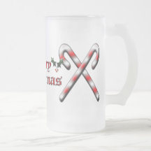 Merry Christmas - Candy Canes Coffee Mugs