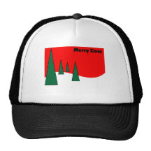 Merry  Christmas card for xmas greetings Hat