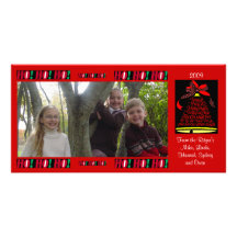 Merry Christmas Customised Photo Card
