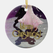 Merry Christmas Dancers Ornament