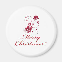 Merry Christmas Fridge Magnets