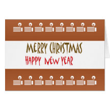 Merry Christmas : Game of Cricket Greeting Cards